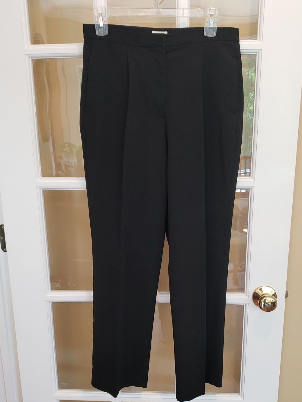 Liz Claiborne Kyle Black Straight Leg Pants Size: 10P